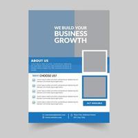 Blue Frames Corporate Business Template  vector