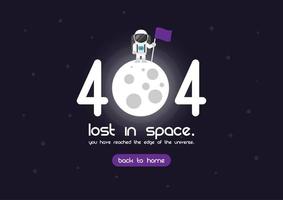 404 error page vector