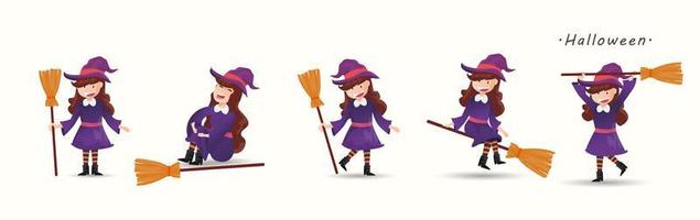 Witch Halloween Costume  vector