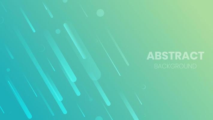 Green gradient geometric shape background