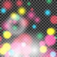 colorful bokeh background vector