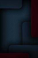 Dark blue and red vertical overlapping paper layers  vector