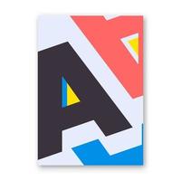 Letter A poster
