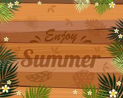 Beautiful Summer banner and poster card vector