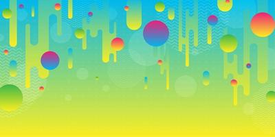 Colorful abstract gradient geometric shapes  vector