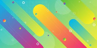 Colorful gradient diagonal geometric shape background  vector