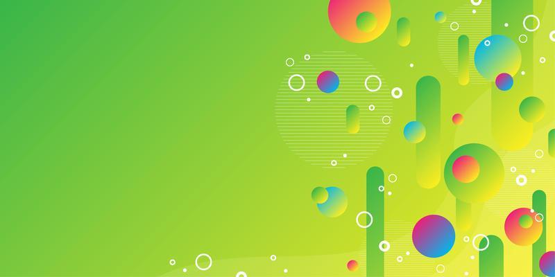 Colorful abstract floating geometric shapes background 
