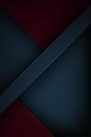 Dark blue and red geometric abstract shape background  vector