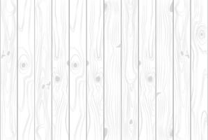 Textura de madera de color blanco claro de fondo vector