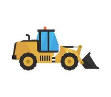 Excavator icon on a white background vector
