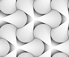 Geometric black and white pattern vector
