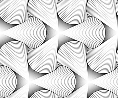 Geometric black and white pattern