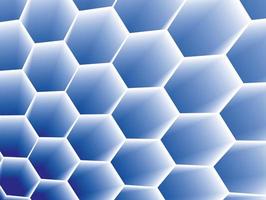 Honeycomb concept background on vector graphic art.