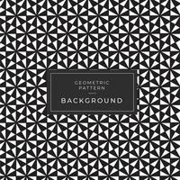Black and white triangular mosaic shapes pattern vector