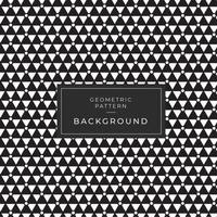 Abstract monochrome triangular tile seamless pattern vector