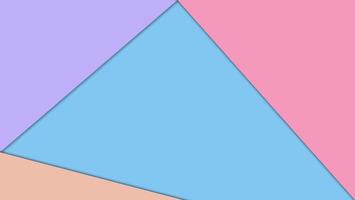 Colorful paper cut geometric wallpaper vector