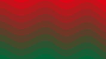 Red Green Christmas themed gradient wavy wallpaper vector