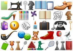 Set of random objects vector