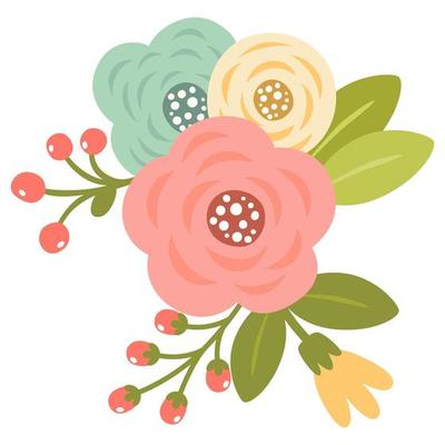 Flower Clip Art Vector Art, Icons, and Graphics for Free Download