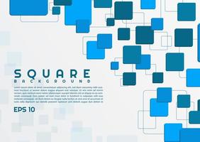 Square background modern design  vector