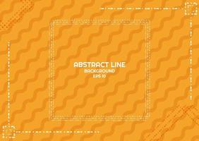 Abstract yellow background dashed line design  vector