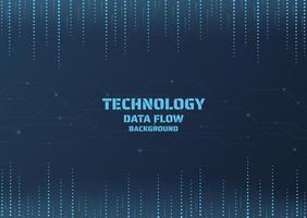 Technology dot data background  vector