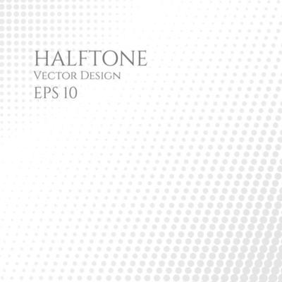 Halftone grey dot grid pattern