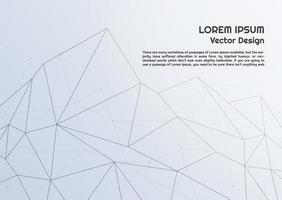 Abstract polygon lines background  vector