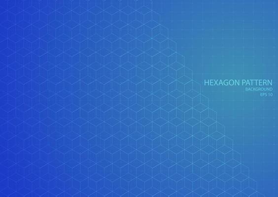 Abstract hexagon pattern background 