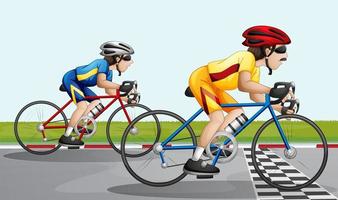 Una carrera de ciclismo