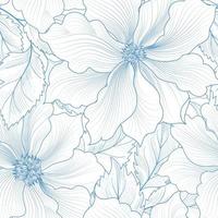Floral seamless pattern vector