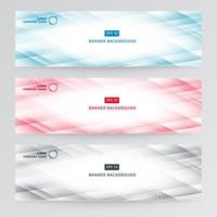 Banner web template abstract modern  vector