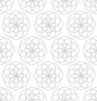 Overlapping circles seamless background  vector