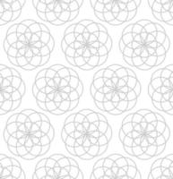 Overlapping circles seamless background  vector