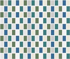 Blue and green grid  tile pattern vector