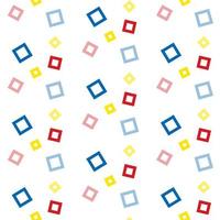 Floating colorful squares pattern vector