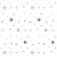 Green stars seamless pattern vector