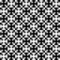 Black and white geometric op art pattern vector