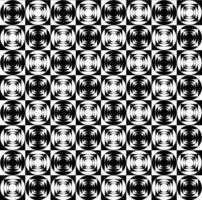 Black and white geometric op art pattern vector
