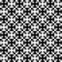 Patrón geométrico op art blanco y negro vector