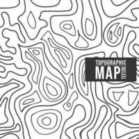 Topographic map pattern. Seamless background with contour lines vector