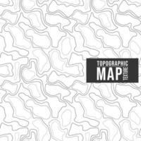 Topographic map contour lines texture seamless background vector