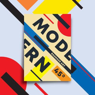 Background with modern art design for poster