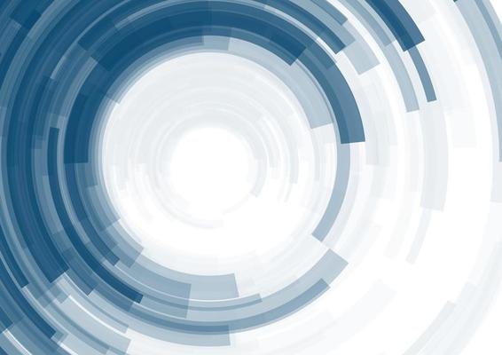 Abstract background with blue circle stripes.