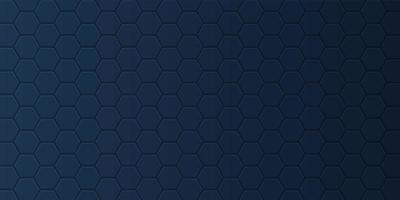 Banner con patrón hexagonal vector