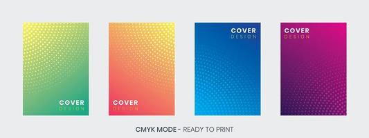 Minimal Cover design template set vector