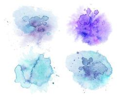 Watercolor spots, abstract watercolor background vector