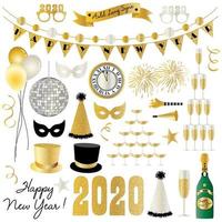 New Years Eve 2020 graphics vector