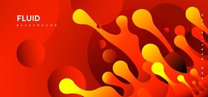 Abstract Red Memphis Background vector