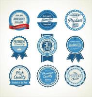 Retro vintage badges and labels collection vector